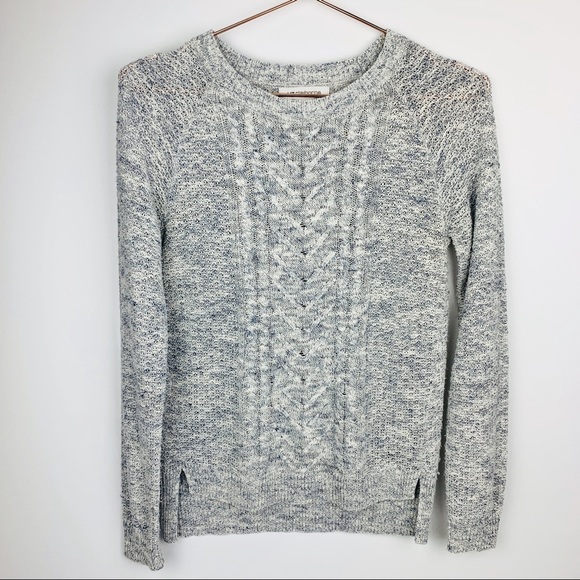 Liz Claiborne Textured Linen Blend Marled Sweater - Picture 2 of 8